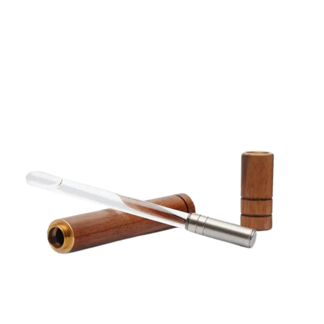 wasserstab aus luxuriöser walnuss