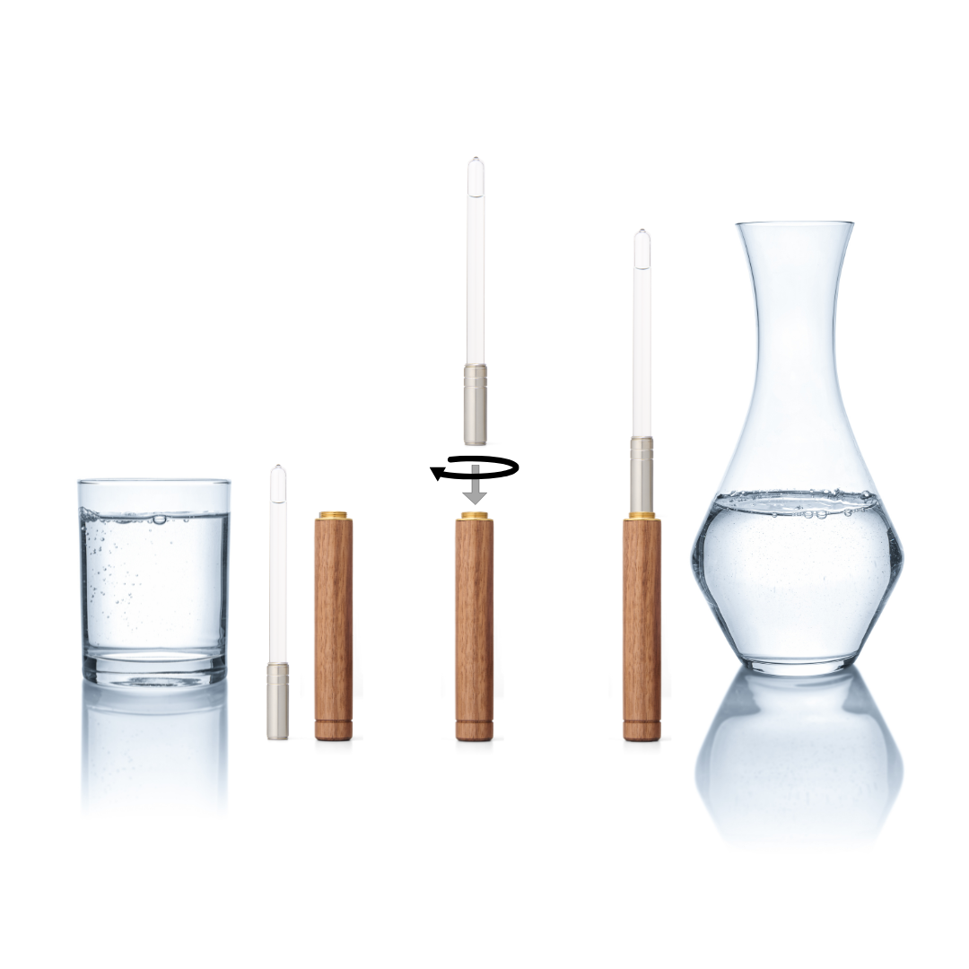 So können Sie den Wasserstab für die Verwendung in einer Karaffe verlängern